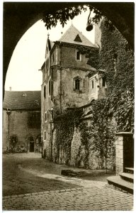 16591-Kriebstein-1913-Kriebstein Burghof-Brück & Sohn Kunstverlag