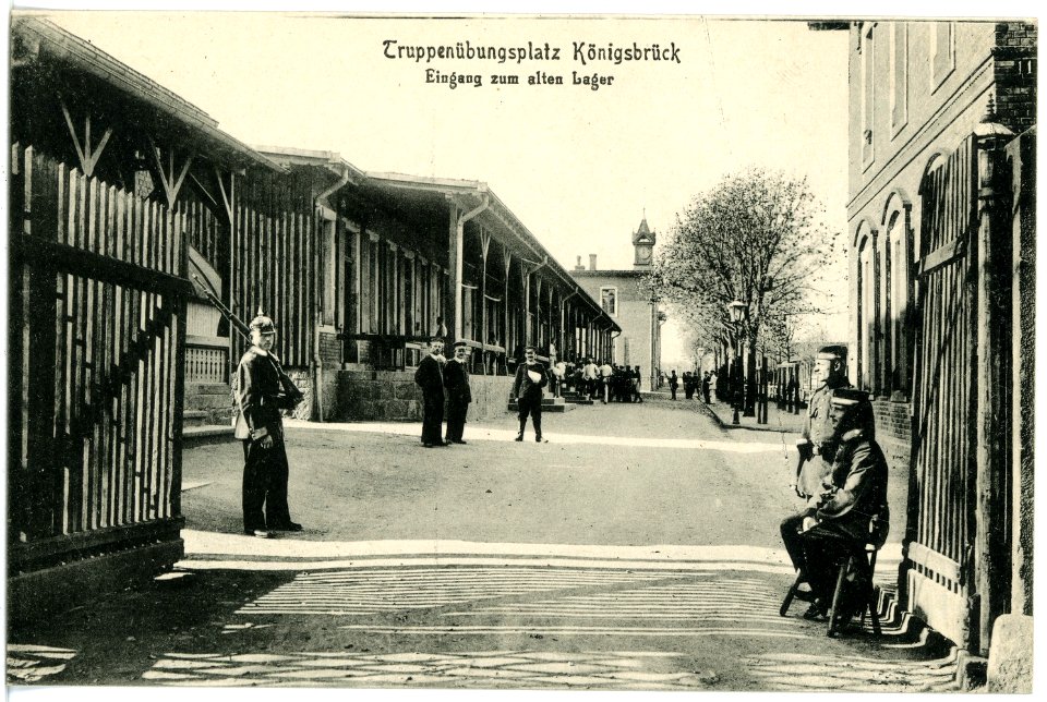 17218-Königsbrück-1913-Truppenübungsplatz - Altes Lager-Brück & Sohn Kunstverlag