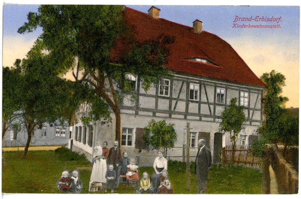 16854-Brand-Erbisdorf-1913-Kinderbewahranstalt-Brück & Sohn Kunstverlag