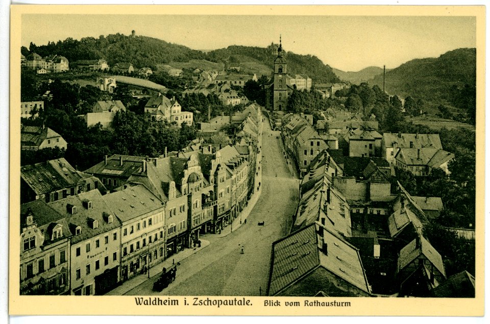 16506-Waldheim-1913-Blick vom Rathausturm auf Waldheim-Brück & Sohn Kunstverlag