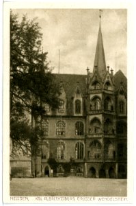 17208-Meißen-1913-Königliche Albrechtsburg Großer Wendelstein-Brück & Sohn Kunstverlag
