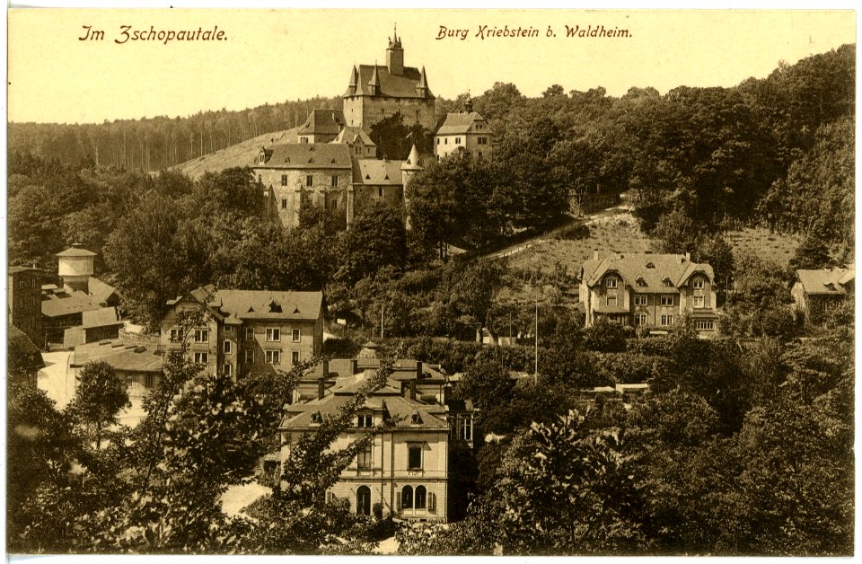 16599-Kriebstein-1913-Burg Kriebstein-Brück & Sohn Kunstverlag