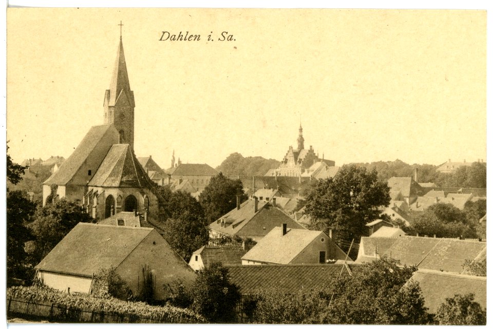 17069-Dahlen-1913-Stadtkirche-Brück & Sohn Kunstverlag
