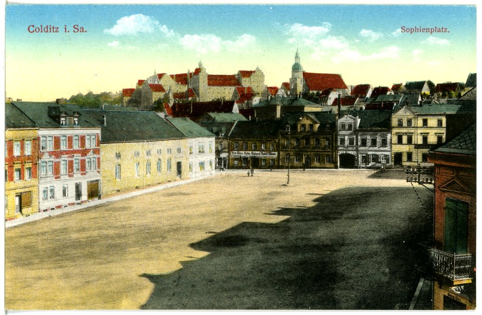 17497-Colditz-1914-Sophienplatz-Brück & Sohn Kunstverlag