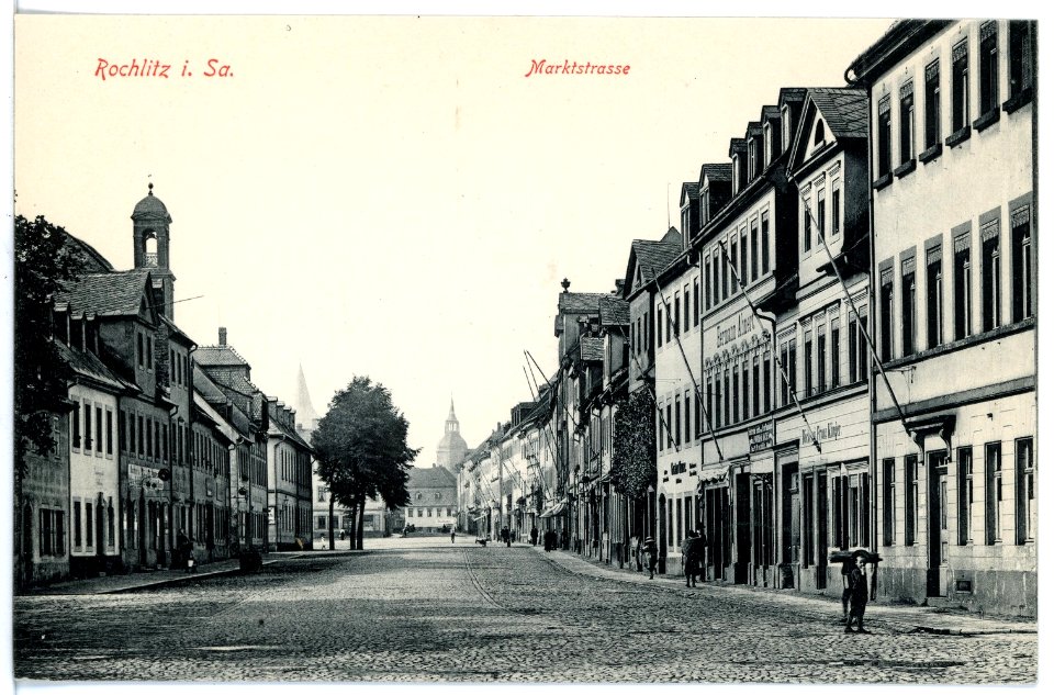 17084-Rochlitz-1913-Marktstraße-Brück & Sohn Kunstverlag