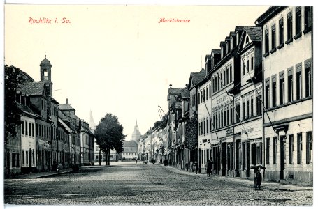 17084-Rochlitz-1913-Marktstraße-Brück & Sohn Kunstverlag