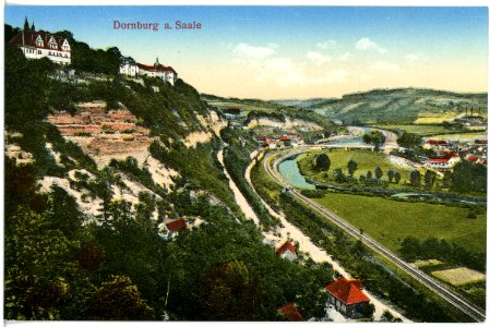 17464-Dornburg-1914-Goethe - Schloß, Blick ins Saaletal-Brück & Sohn Kunstverlag