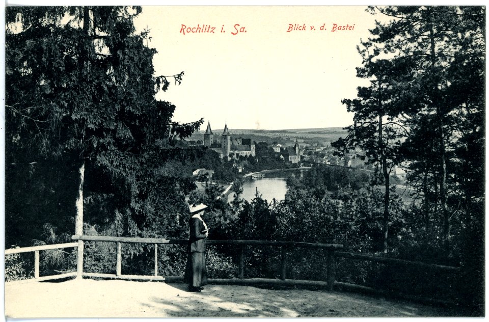 17141-Rochlitz-1913-Blick von der Bastei-Brück & Sohn Kunstverlag