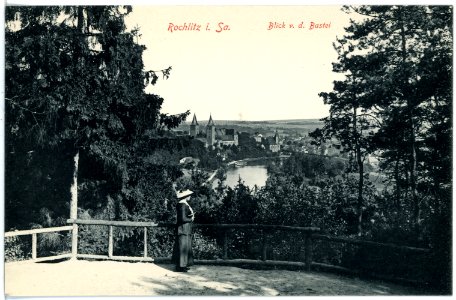 17141-Rochlitz-1913-Blick von der Bastei-Brück & Sohn Kunstverlag