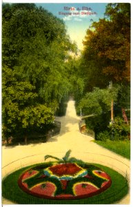 17407-Riesa-1914-Eingang zum Stadtpark-Brück & Sohn Kunstverlag