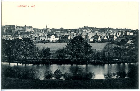 17450-Colditz-1914-Blick auf Colditz-Brück & Sohn Kunstverlag