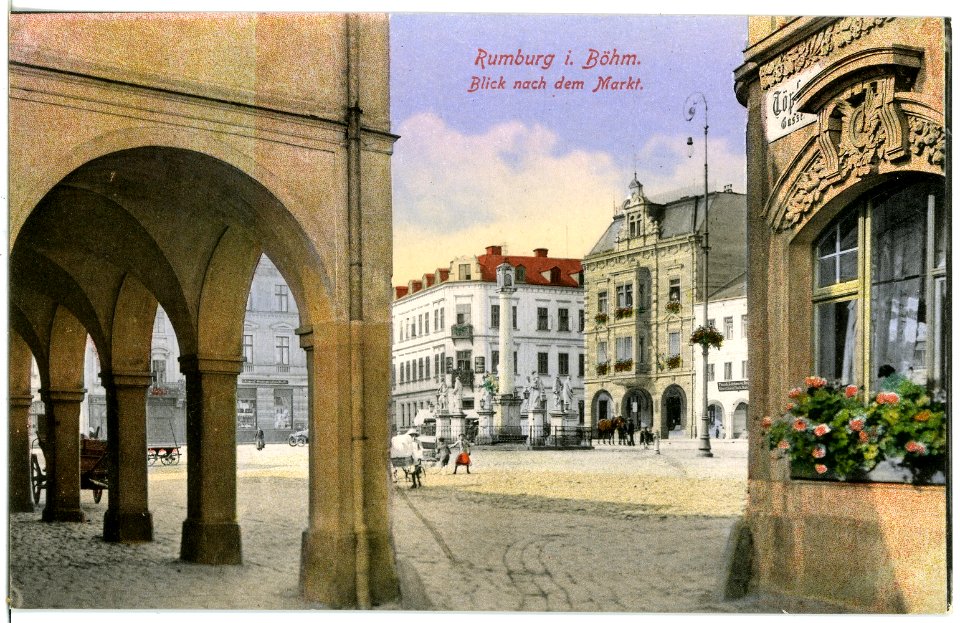 17416-Rumburg-1914-Markt-Brück & Sohn Kunstverlag