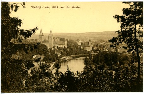 17148-Rochlitz-1913-Blick von der Bastei-Brück & Sohn Kunstverlag