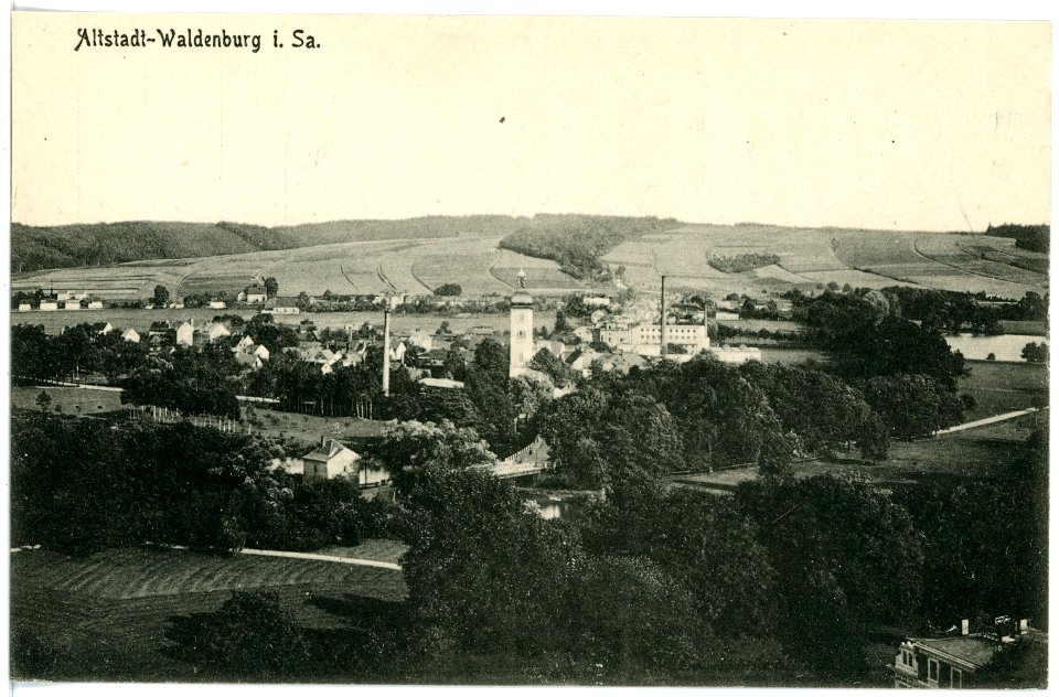 16545-Waldenburg-1913-Altstadt-Brück & Sohn Kunstverlag
