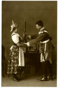 16142-Meißen-1913-Gardereiter Im Quartier-Brück & Sohn Kunstverlag