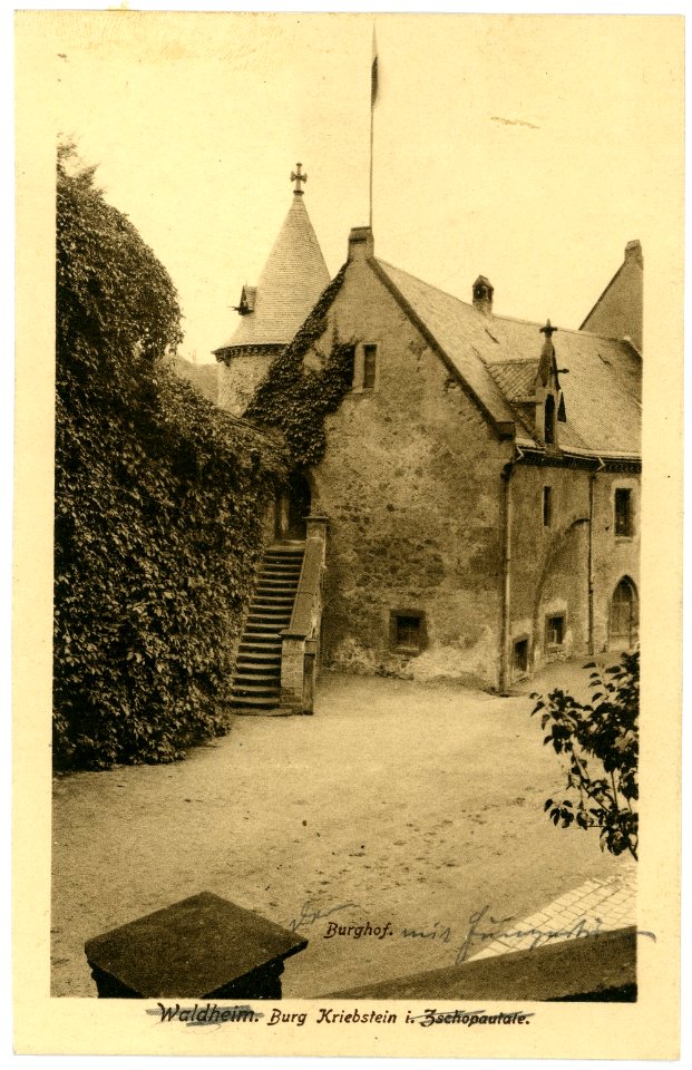 16597-Kriebstein-1913-Burg Kriebstein-Brück & Sohn Kunstverlag