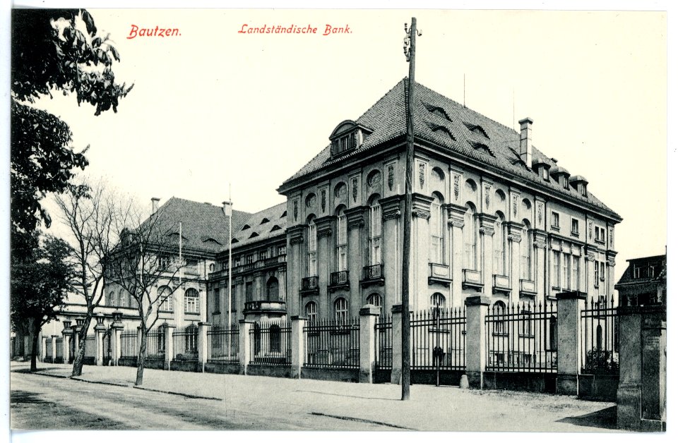 15875-Bautzen-1913-Landständische Bank-Brück & Sohn Kunstverlag