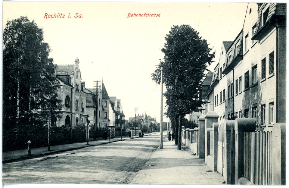 17149-Rochlitz-1913-Bahnhofstraße-Brück & Sohn Kunstverlag