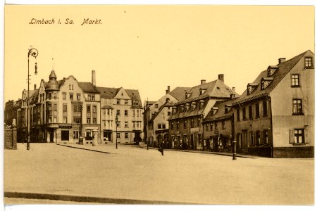 15886-Limbach-1913-Marktplatz-Brück & Sohn Kunstverlag