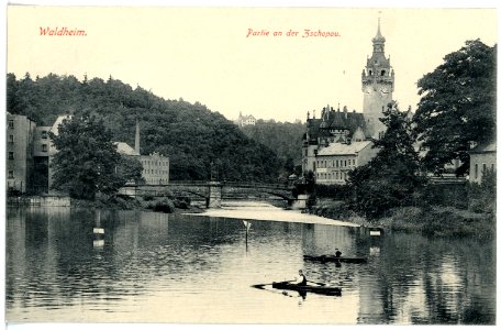 16616-Waldheim-1913-Partie an der Zschopau-Brück & Sohn Kunstverlag