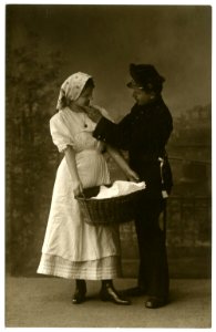 16128-Meißen-1913-Schützen Wäschermädel-Brück & Sohn Kunstverlag