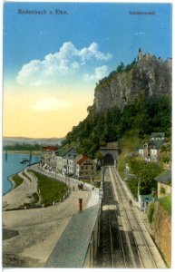 17007-Bodenbach-1913-Schäferwand und Eisenbahntunnel-Brück & Sohn Kunstverlag