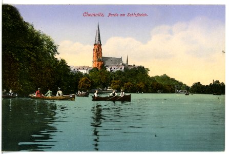 17068-Chemnitz-1913-Schloßteich-Brück & Sohn Kunstverlag