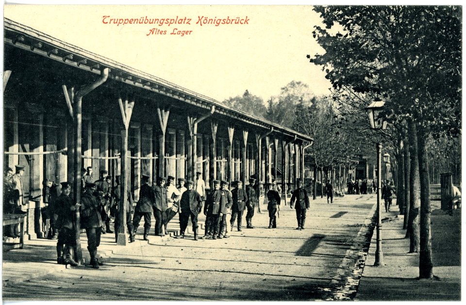 17215-Königsbrück-1913-Truppenübungsplatz - Altes Lager-Brück & Sohn Kunstverlag
