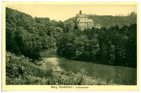 16619-Kriebstein-1913-Burg Kriebstein-Brück & Sohn Kunstverlag