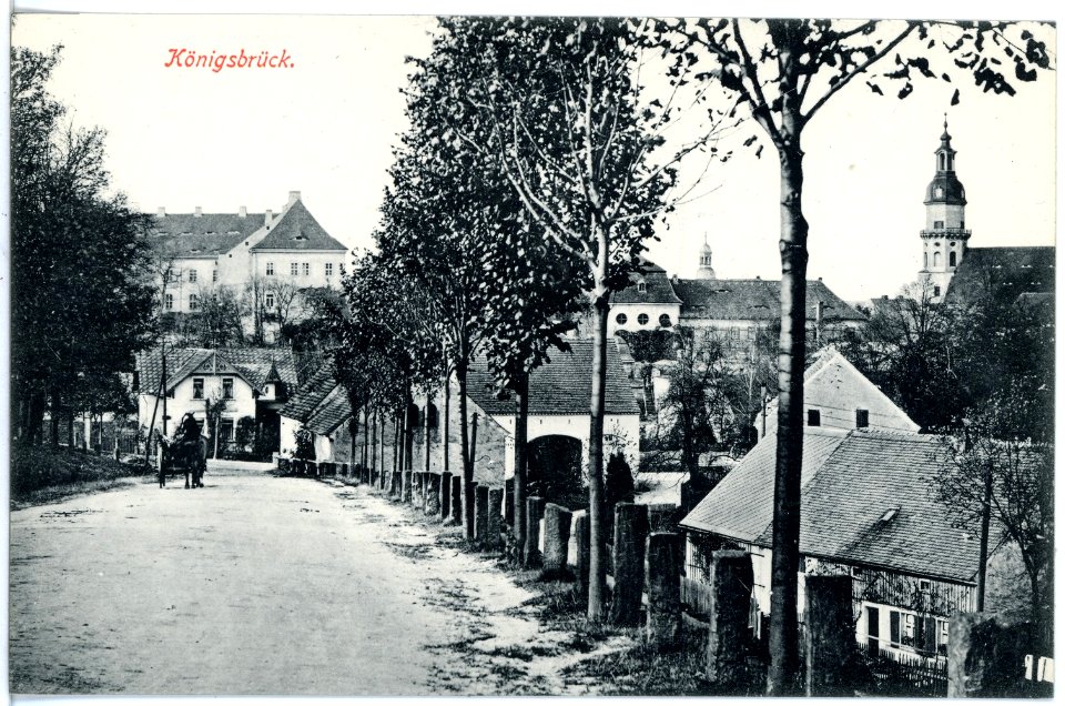 17229-Königsbrück-1913-Blick aufs Schloß-Brück & Sohn Kunstverlag