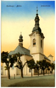 17172-Rumburg-1913-Dekanalkirche-Brück & Sohn Kunstverlag