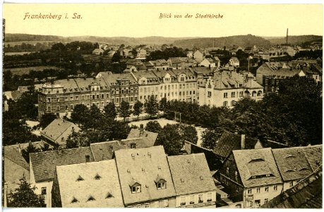 16556-Frankenberg-1913-Blick auf Frankenberg von der Stadtkirche-Brück & Sohn Kunstverlag