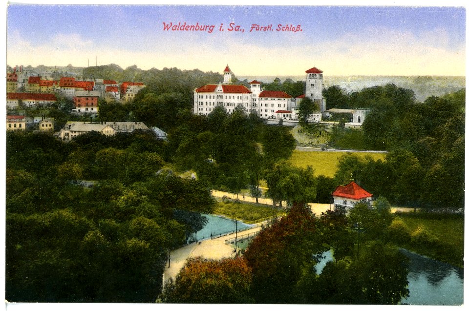 17020-Waldenburg-1913-Schloß-Brück & Sohn Kunstverlag