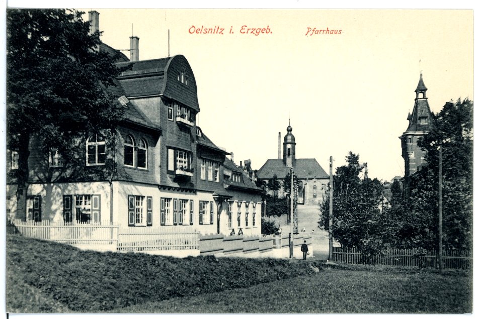 17043-Oelsnitz-1913-Pfarrhaus-Brück & Sohn Kunstverlag