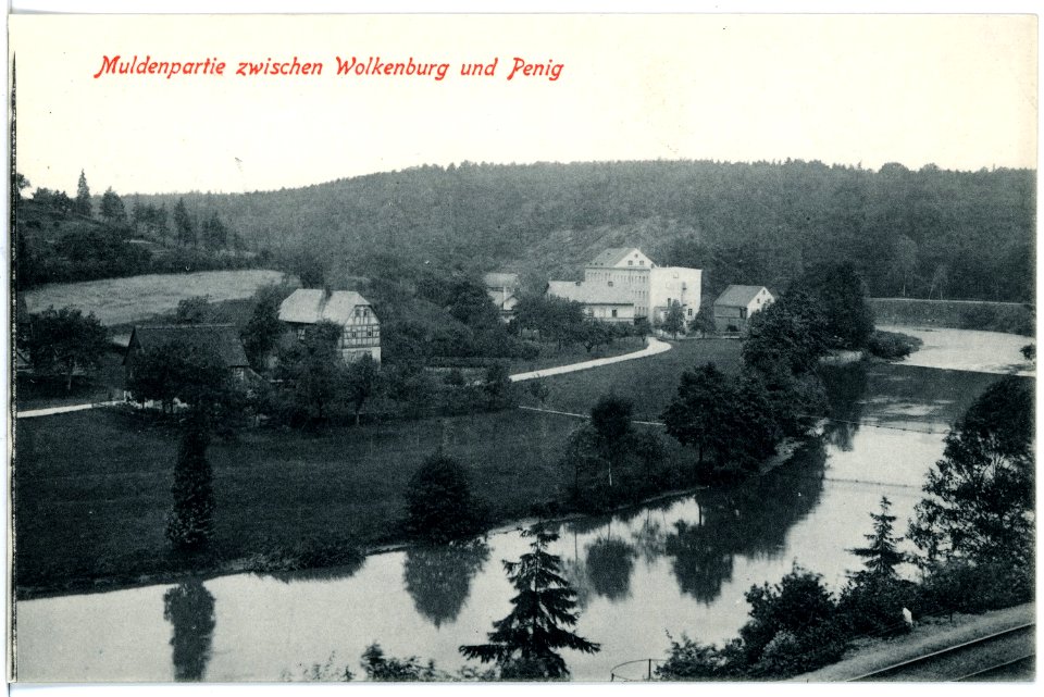 16570-Wolkenburg-1913-Mulde zwischen Wolkenburg und Penig-Brück & Sohn Kunstverlag