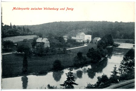 16570-Wolkenburg-1913-Mulde zwischen Wolkenburg und Penig-Brück & Sohn Kunstverlag