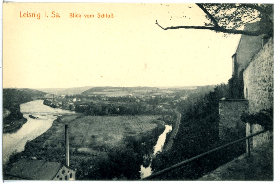 17187-Leisnig-1913-Blick vom Schloß-Brück & Sohn Kunstverlag