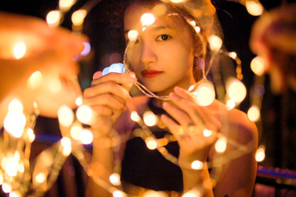 Night portrait light