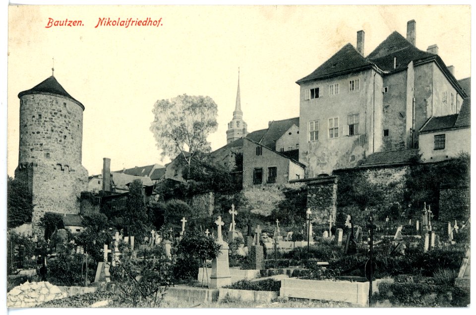 15850-Bautzen-1913-Nikolaifriedhof-Brück & Sohn Kunstverlag