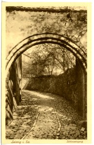 17250-Leisnig-1913-Schloßeingang-Brück & Sohn Kunstverlag