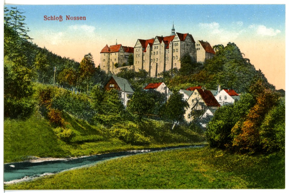 17025-Nossen-1913-Schloß-Brück & Sohn Kunstverlag