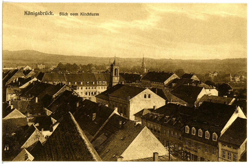 17192-Königsbrück-1913-Blick vom Kirchturm-Brück & Sohn Kunstverlag