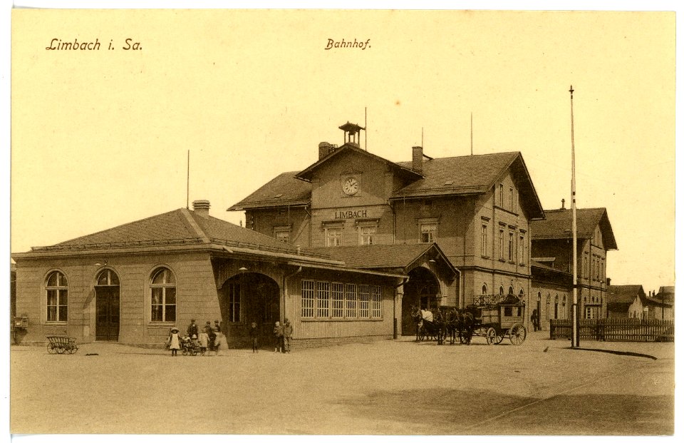 15766-Limbach-1913-Bahnhof-Brück & Sohn Kunstverlag
