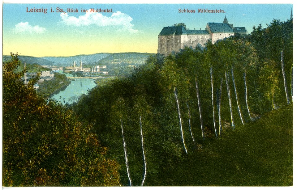 17380-Leisnig-1914-Schloß Mildenstein-Brück & Sohn Kunstverlag