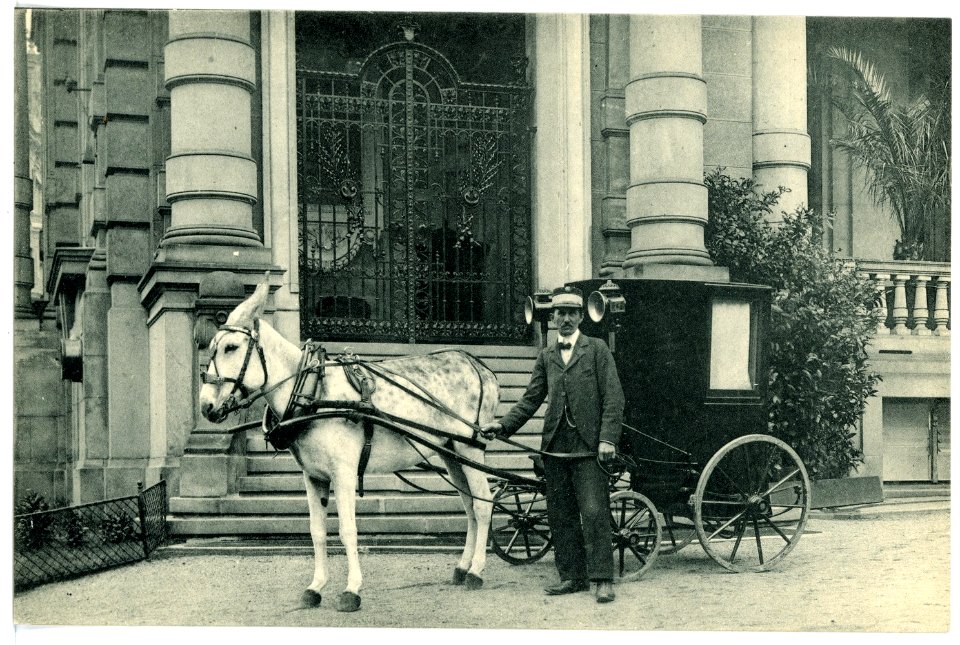 15809-Karlsbad-1913-Eselgespann-Brück & Sohn Kunstverlag