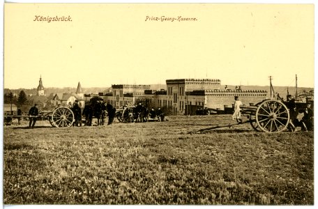 17452-Königsbrück-1914-Kaserne der Reitende Abteilung des 1. Feld-Artillerie-Regiments Nr. 12-Brück & Sohn Kunstverlag