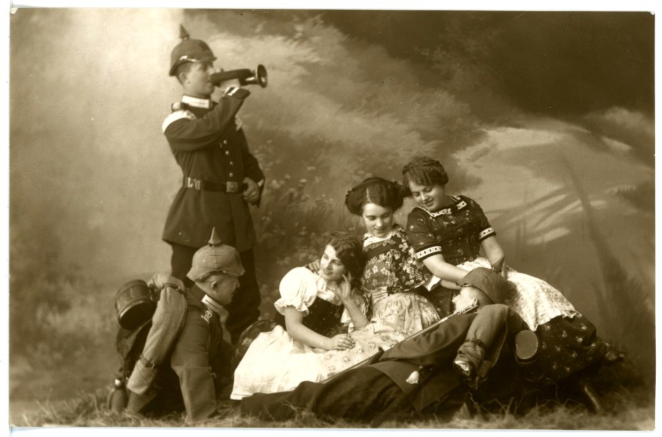 16098-Meißen-1913-Grenadiere Im Quartier-Brück & Sohn Kunstverlag