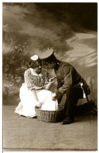 16072-Meißen-1913-Infanterie Wäschermädel-Brück & Sohn Kunstverlag