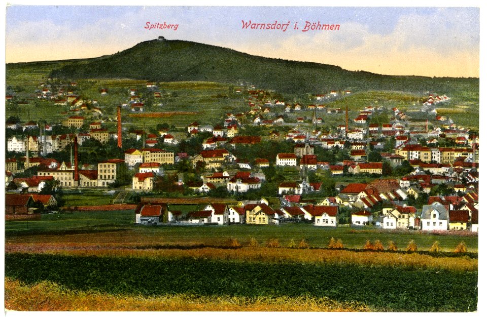 17100-Warnsdorf-1913-Blick auf Warnsdorf-Brück & Sohn Kunstverlag