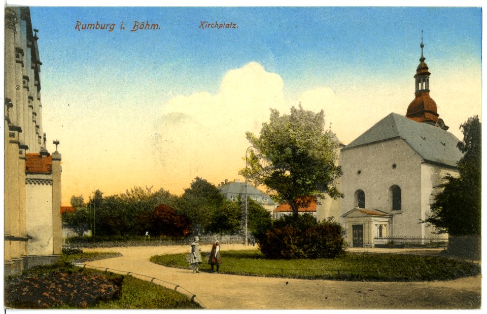 17255-Rumburg-1914-Kirchplatz-Brück & Sohn Kunstverlag